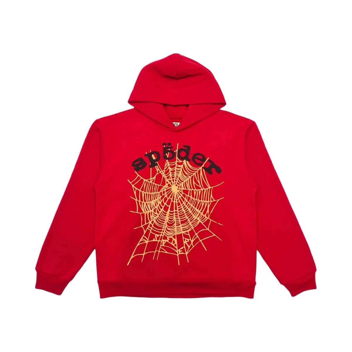 SP5DER Og Web V2 Hoodie Red - HypeFly India View 1