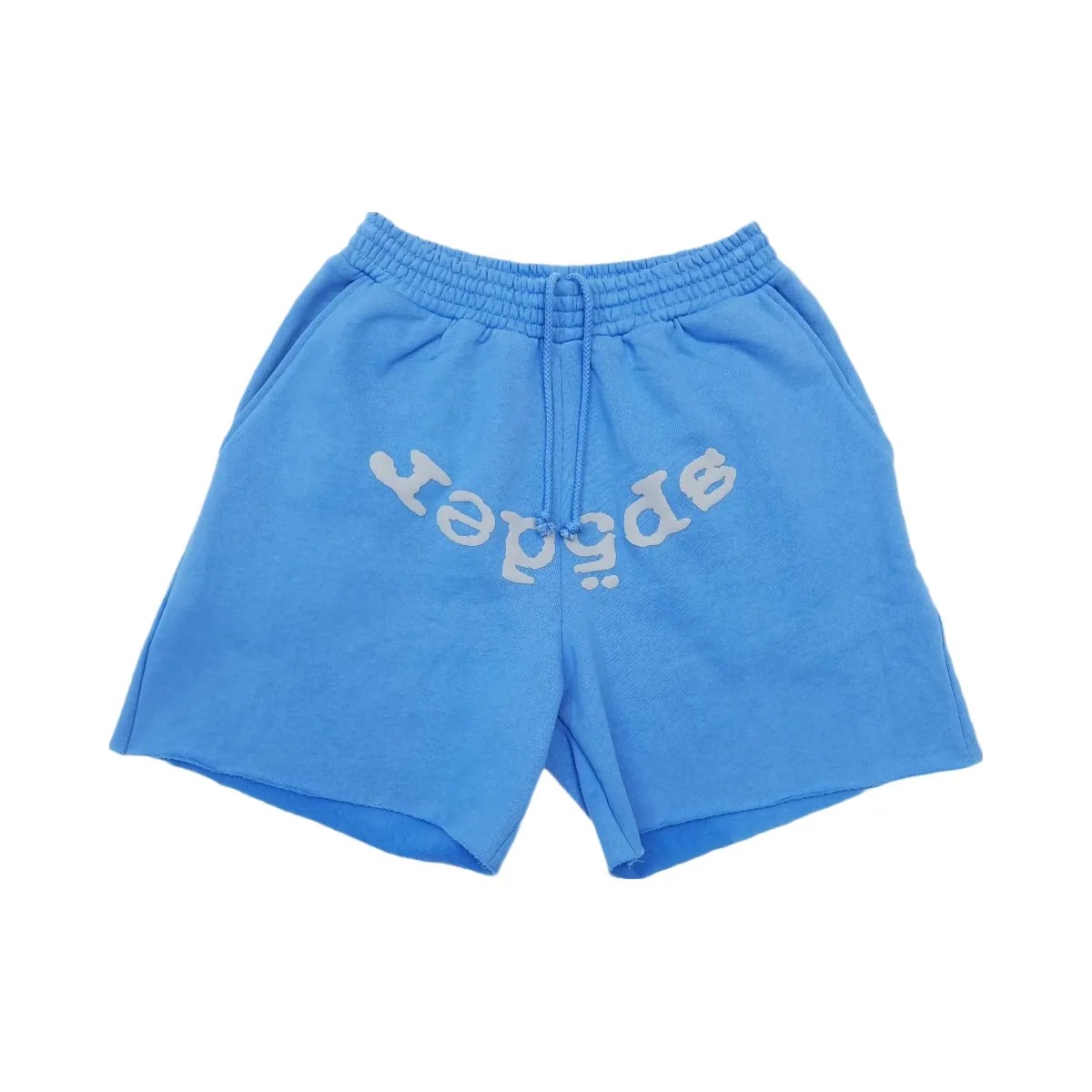 SP5DER Og Web V2 Sweatshort Dusty Blue - HypeFly India View 1