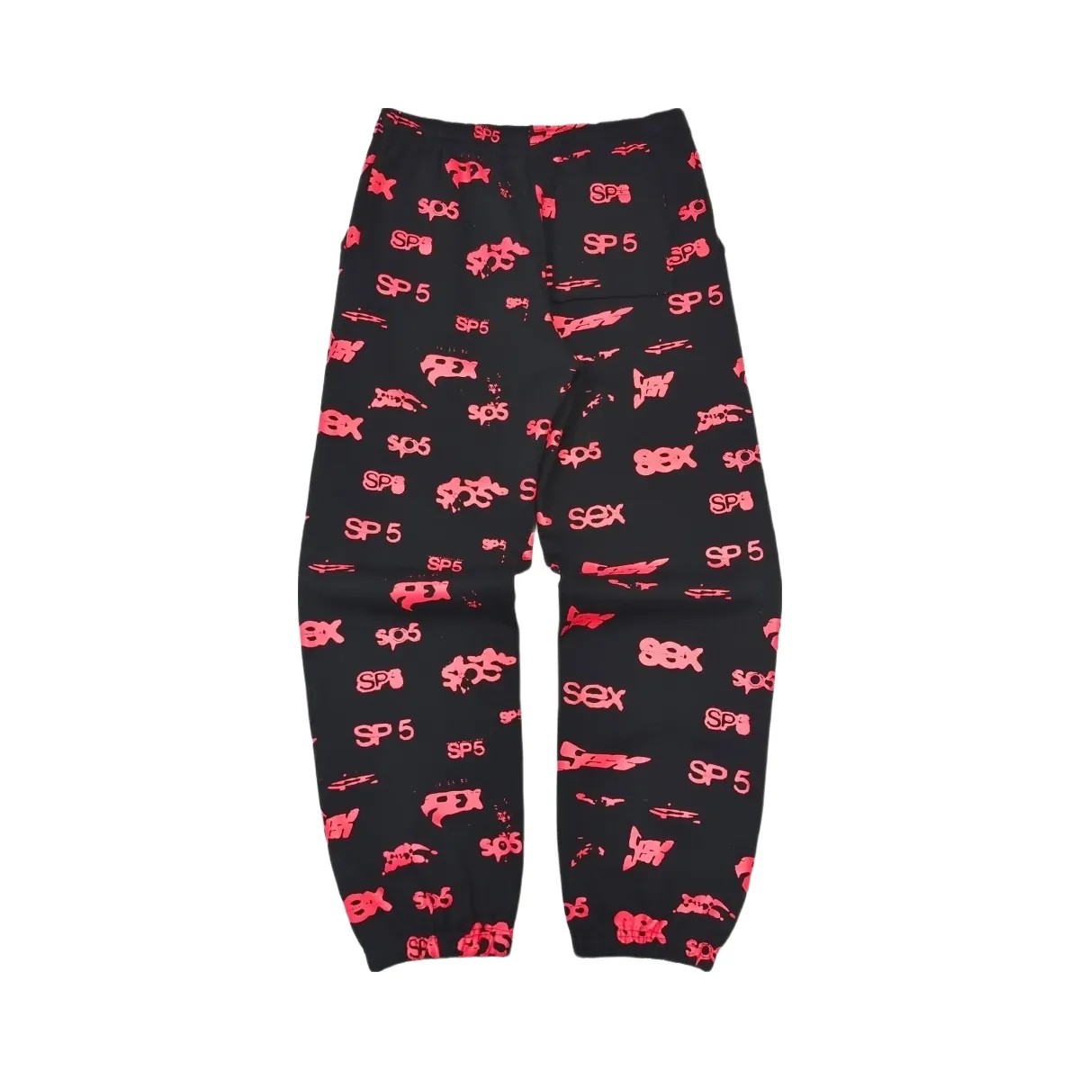 SP5DER Sex Aop Sweatpant Black - HypeFly India View 2