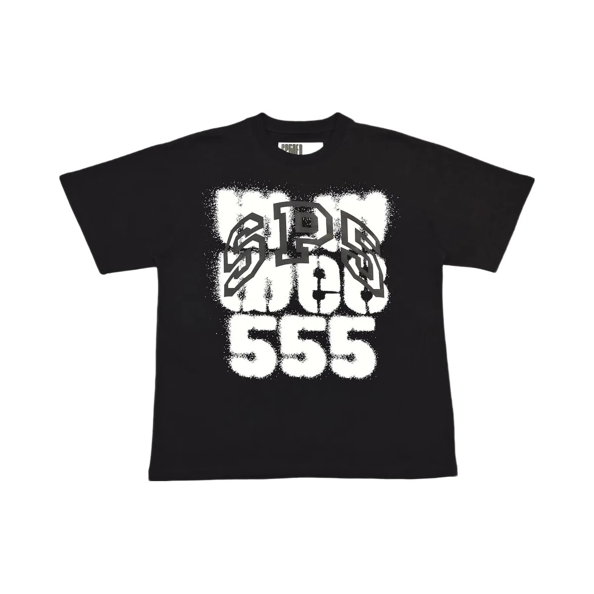 SP5DER Sp555 T-Shirt Black - HypeFly India View 1