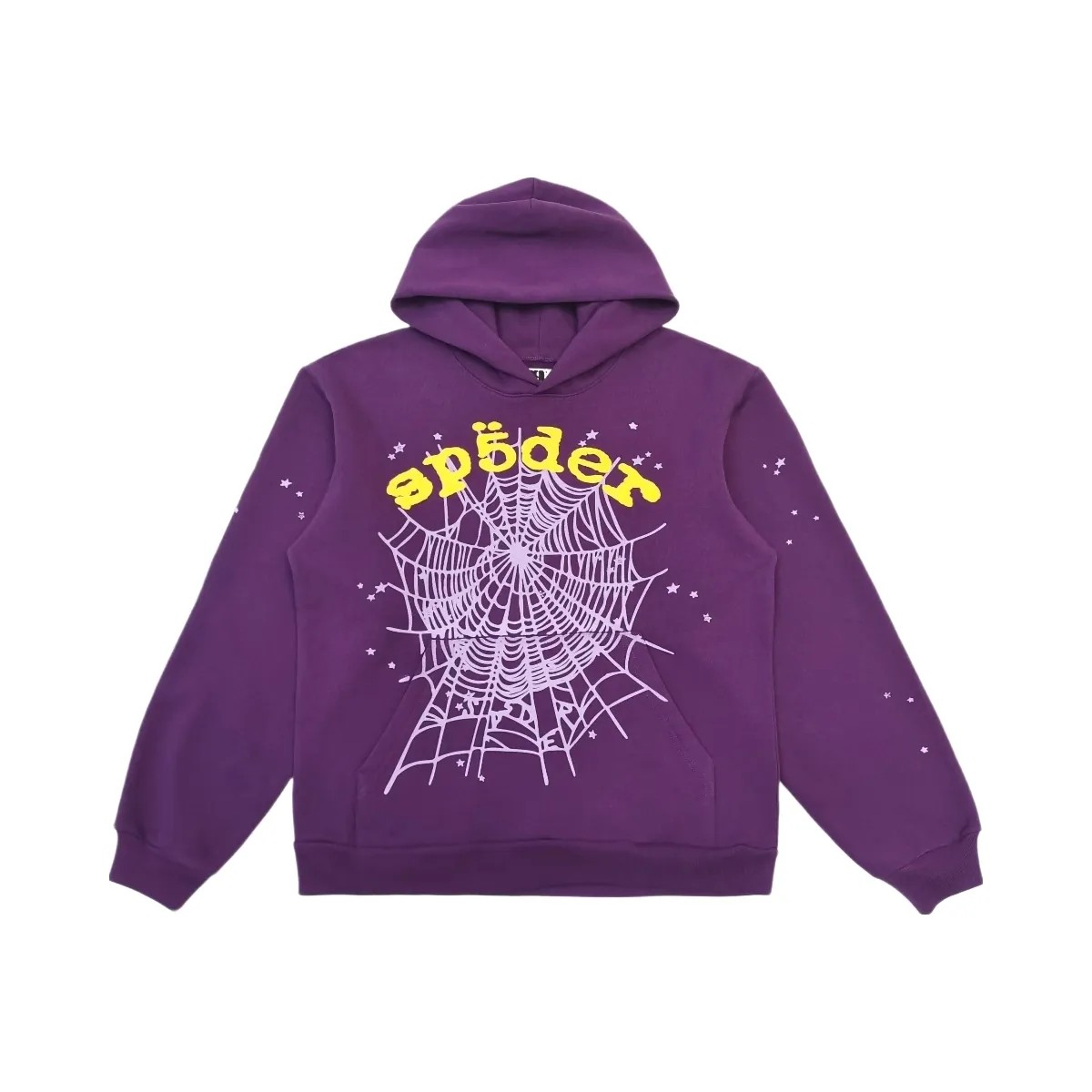 SP5DER Star Og Web V2 Hoodie Purple - HypeFly India View 1