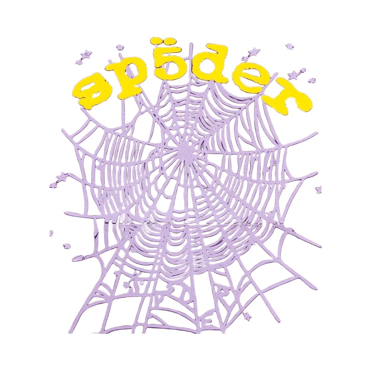 SP5DER Star Og Web V2 Hoodie Purple - HypeFly India View 2