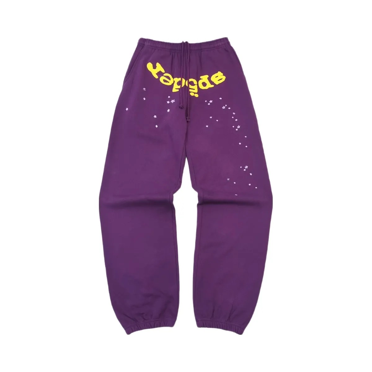 SP5DER Star Og Web V2 Sweatpant Purple - HypeFly India View 1