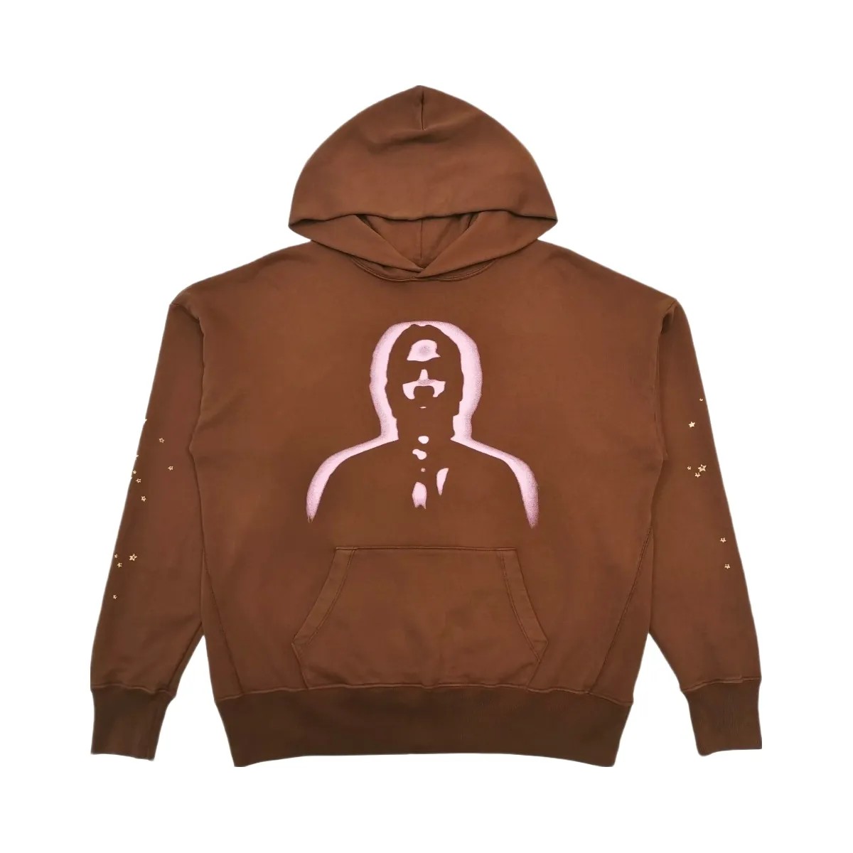 SP5DER Thug Hoodie Angel Brown - HypeFly India View 1