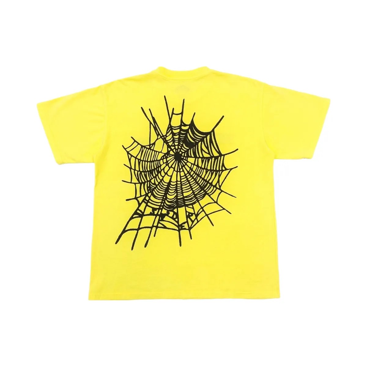 SP5DER Web T-Shirt Yellow Black - HypeFly India View 1