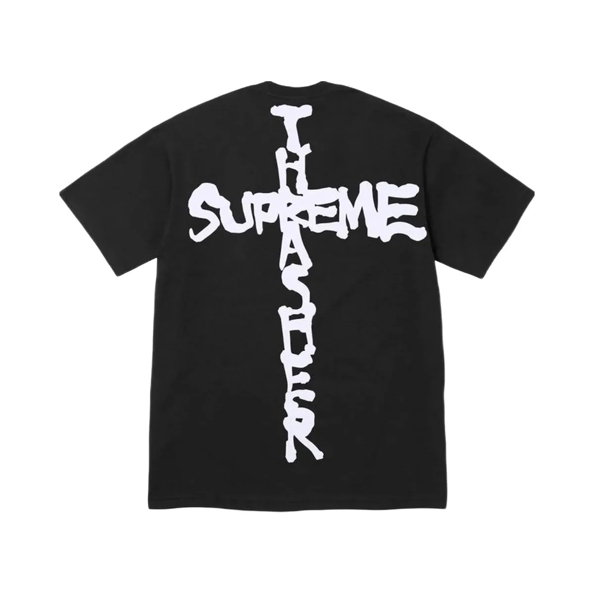 Supreme Thrasher Cross T-Shirt Black - HypeFly India View 1