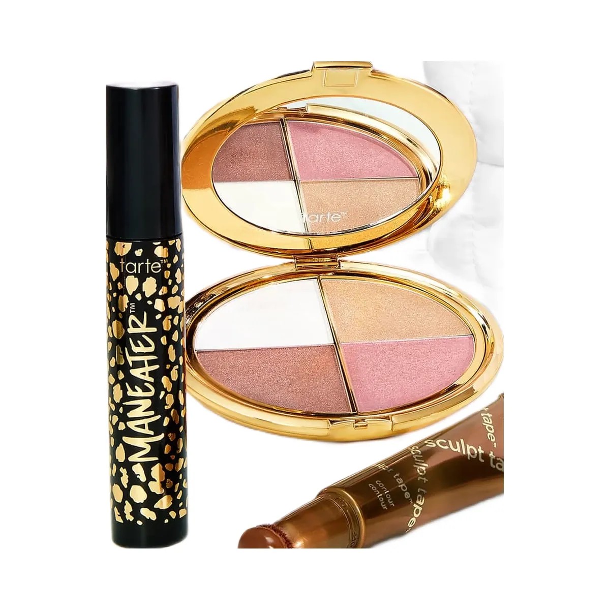 Tarte Tarte Puffy Makeup Bag In White - HypeFly India View 2