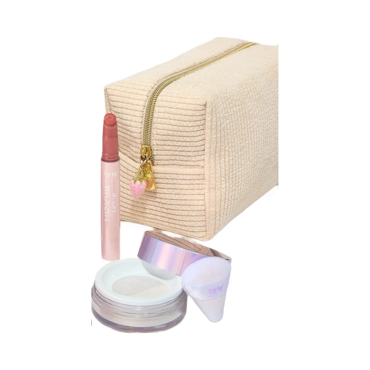 Tarte Vintage Vibe Makeup Bag In Cream - HypeFly India View 2