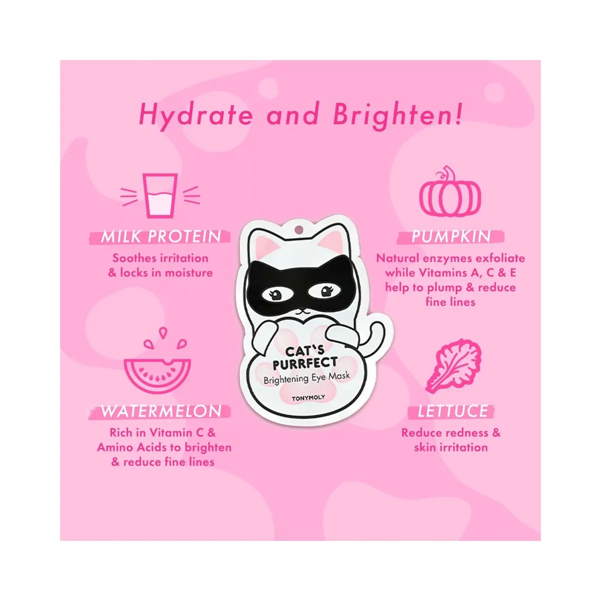 TONYMOLY Cat's Purrfect Brightening Eye Mask - HypeFly India View 3