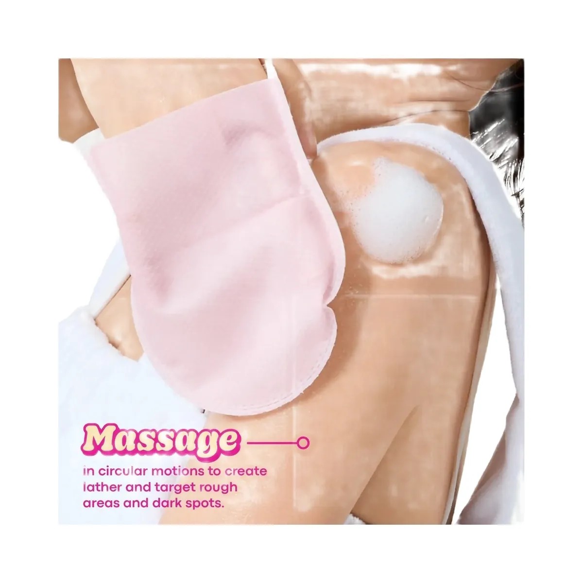 TONYMOLY Plum Bum AHA Body Exfoliating Mitt - HypeFly India View 4