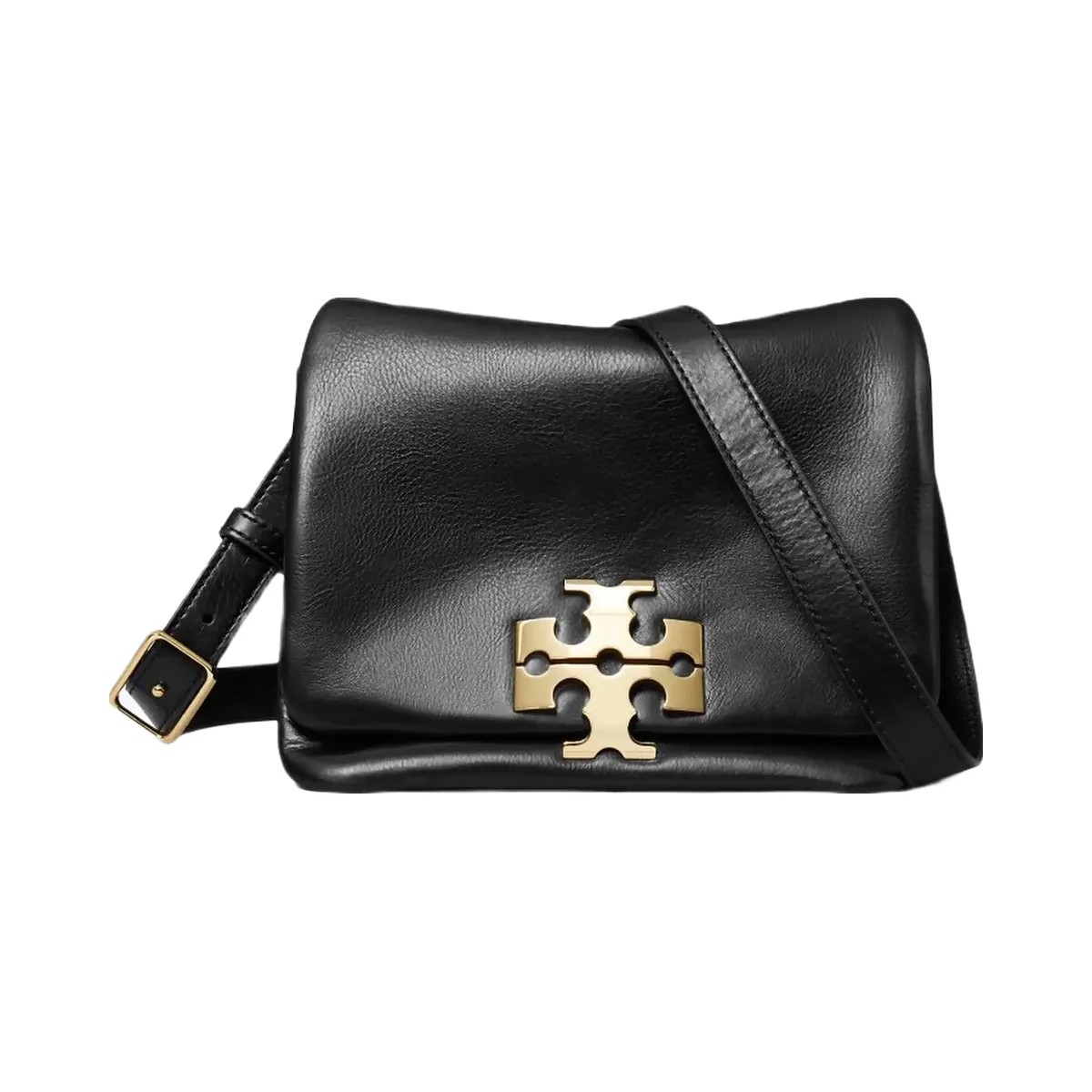 Tory Burch Charlie Shoulder Bag BLACK/GOLD - HypeFly India View 1