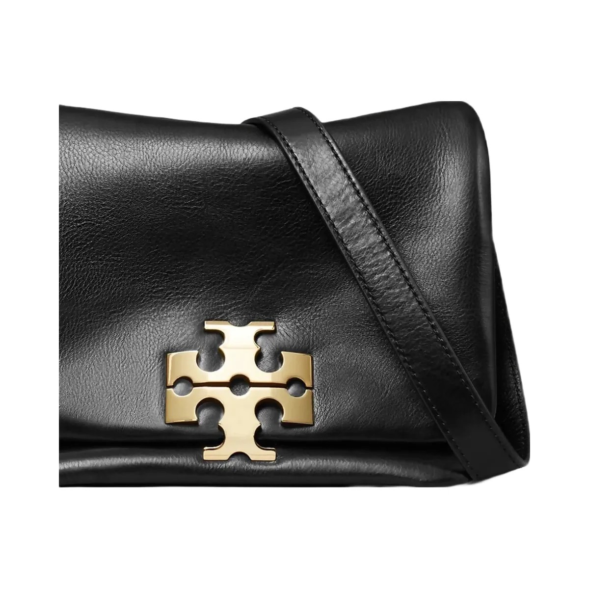Tory Burch Charlie Shoulder Bag BLACK/GOLD - HypeFly India View 5