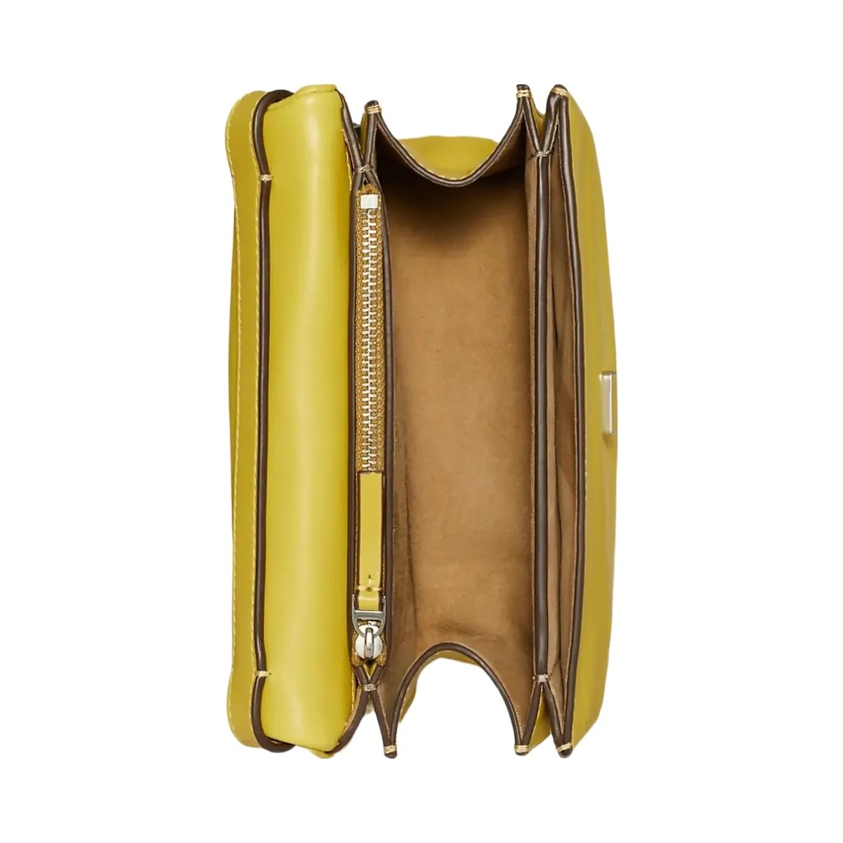 Tory Burch Charlie Shoulder Bag Golden Kiwi - HypeFly India View 4