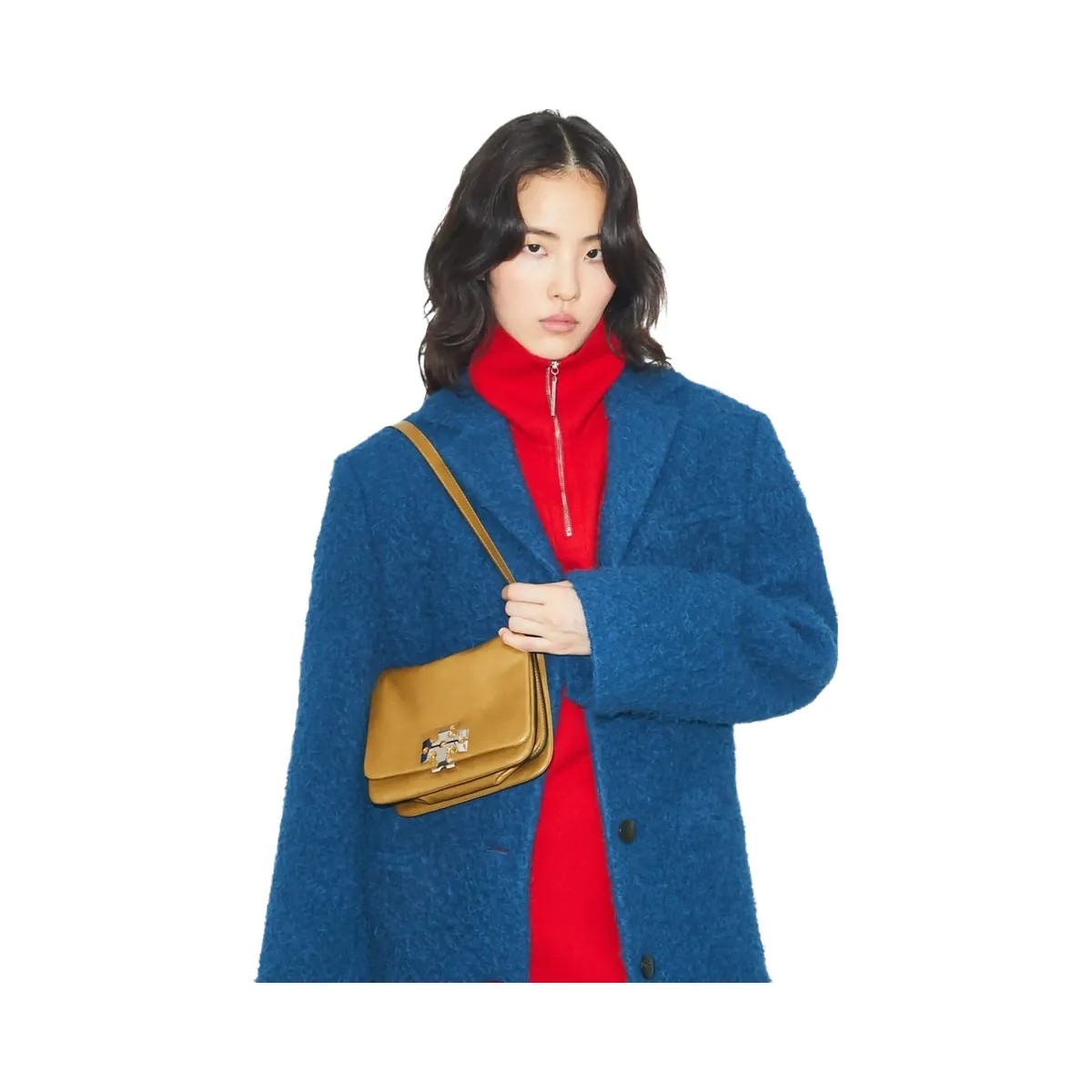 Tory Burch Charlie Shoulder Bag WREN BROWN - HypeFly India View 4