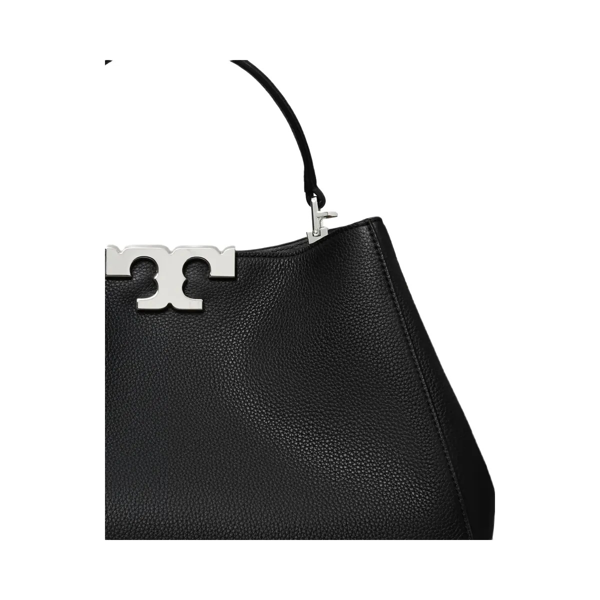 Tory Burch Eleanor Soft Satchel Black - HypeFly India View 5