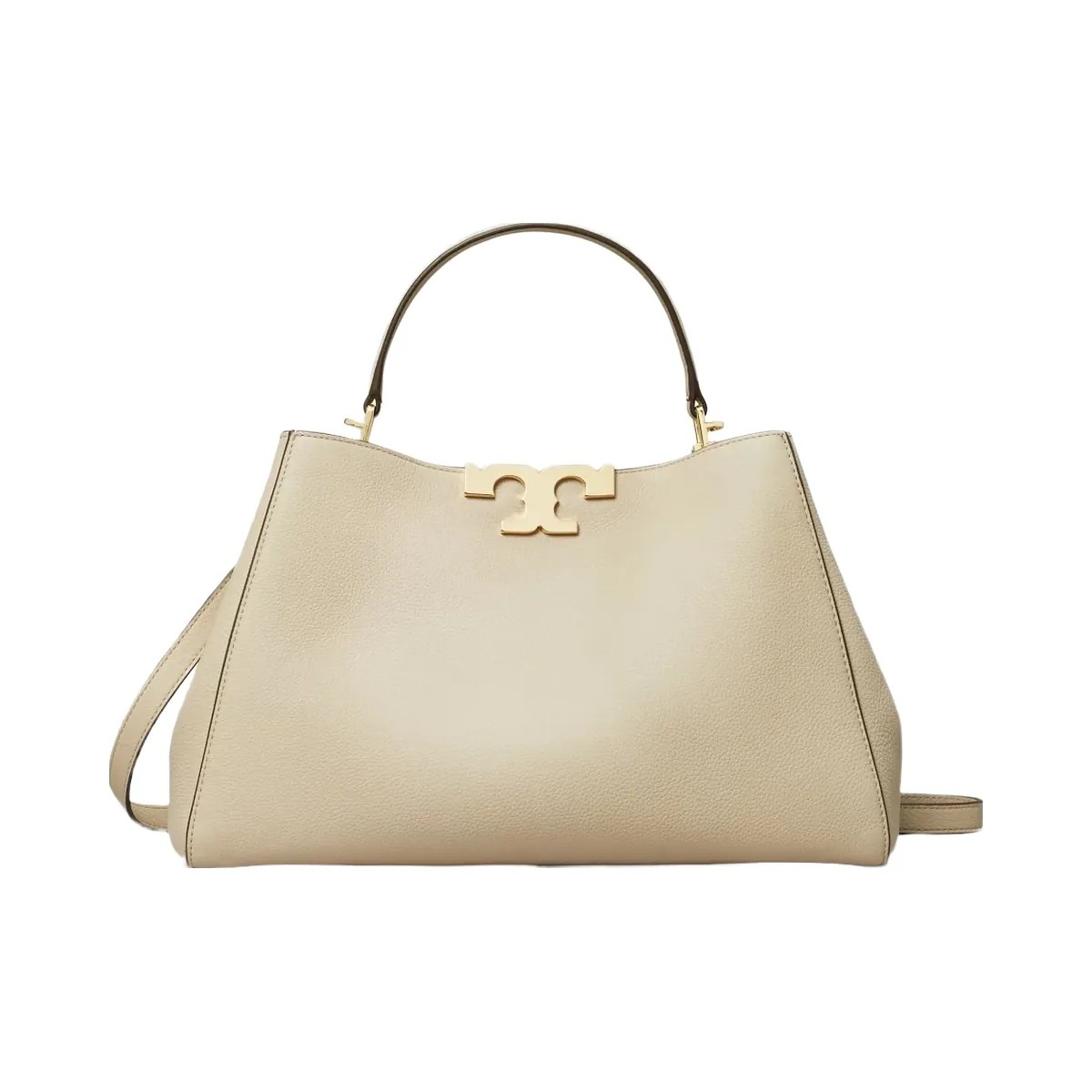 Tory Burch Eleanor Soft Satchel Light Stone - HypeFly India View 1