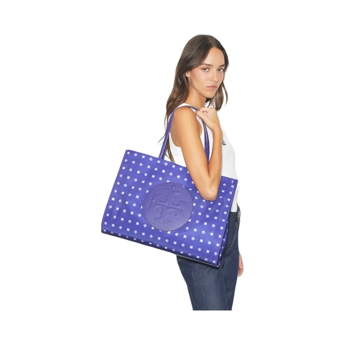 Tory Burch Ella Printed Tote Nothing Ditsy - HypeFly India View 2