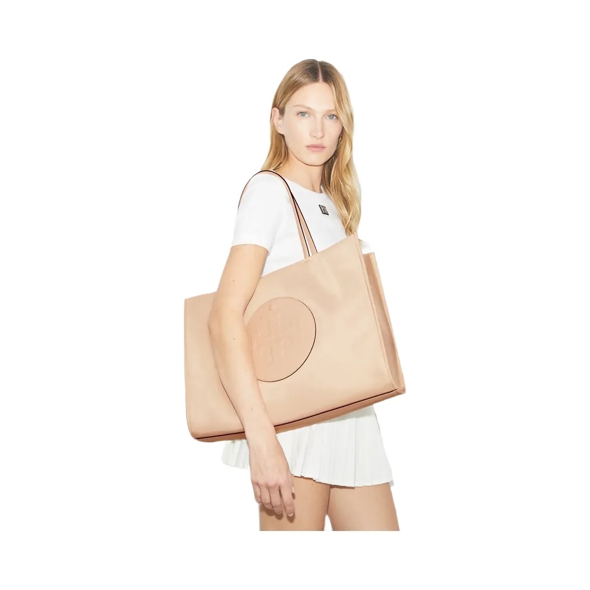 Tory Burch Ella Tote Rose Silk - HypeFly India View 2