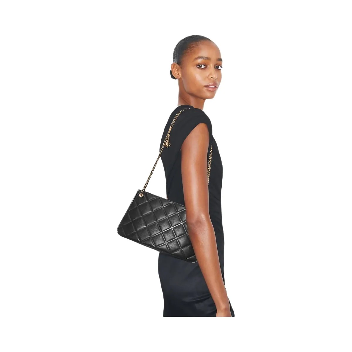 Tory Burch Fleming Pochette Black - HypeFly India View 2