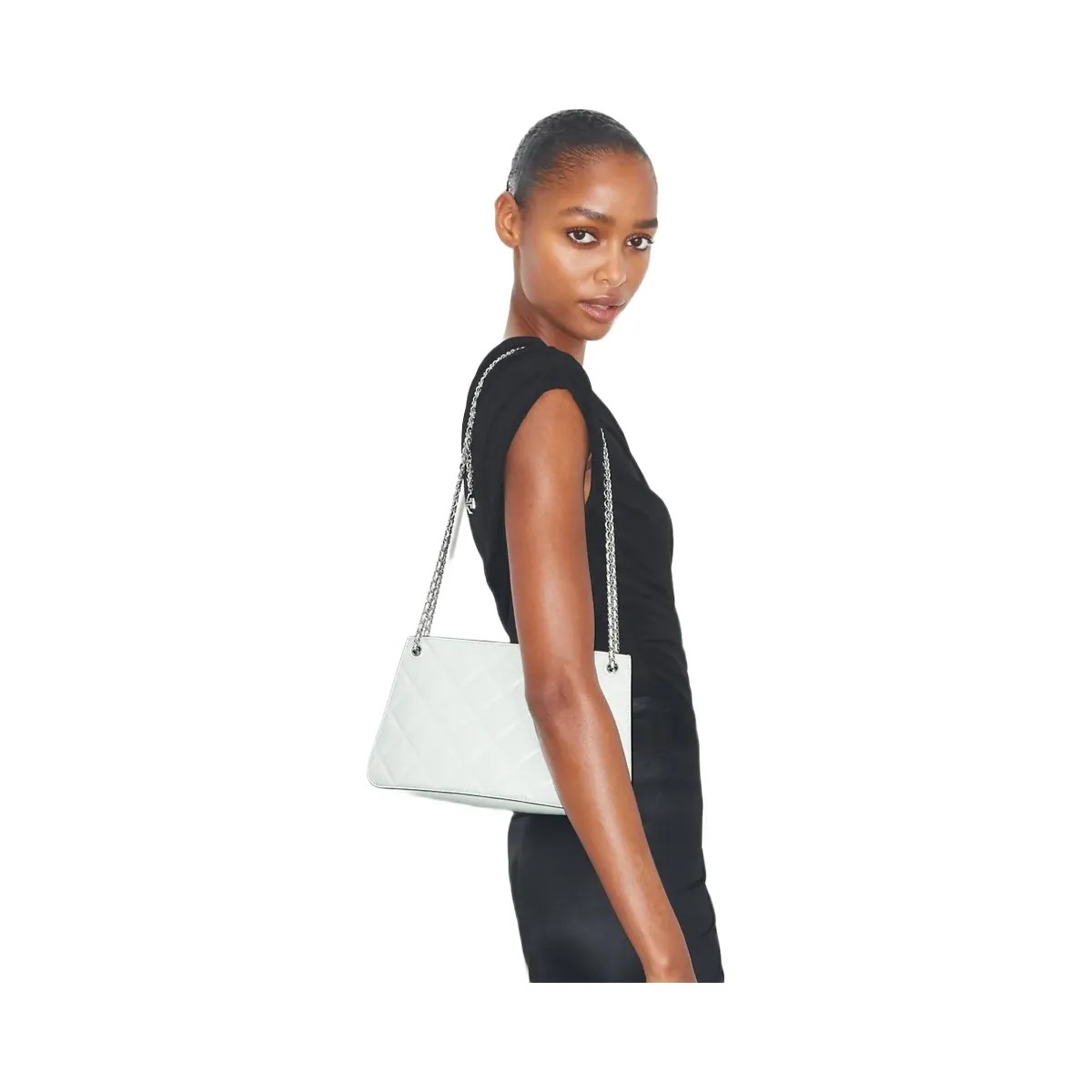 Tory Burch Fleming Pochette Blanc - HypeFly India View 2