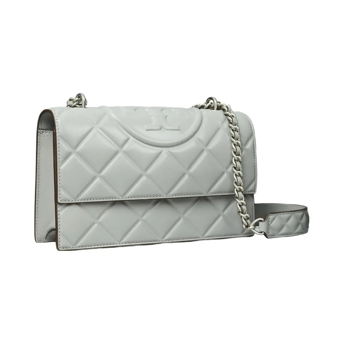 Tory Burch Fleming Shoulder Bag Gray - HypeFly India View 4