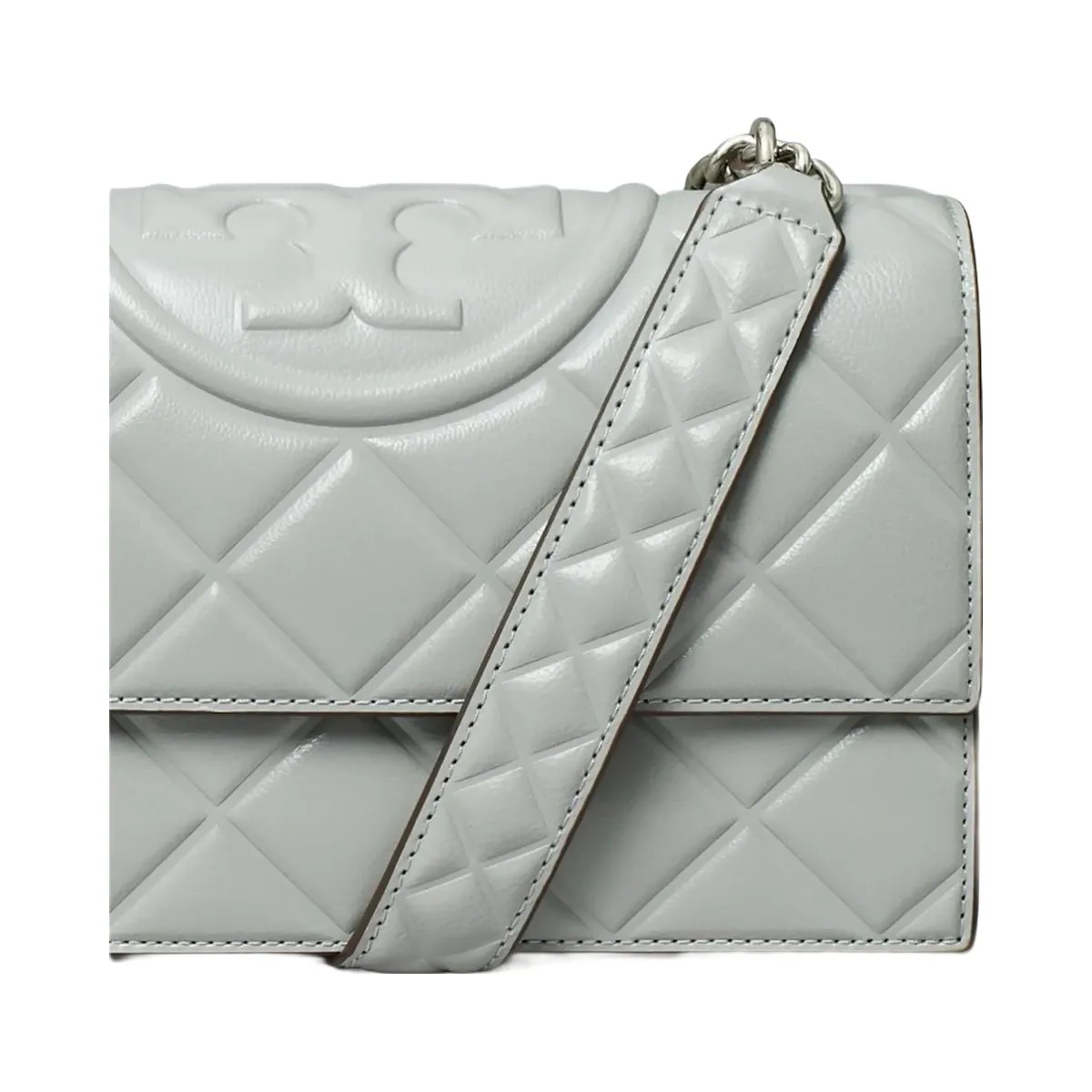 Tory Burch Fleming Shoulder Bag Gray - HypeFly India View 6