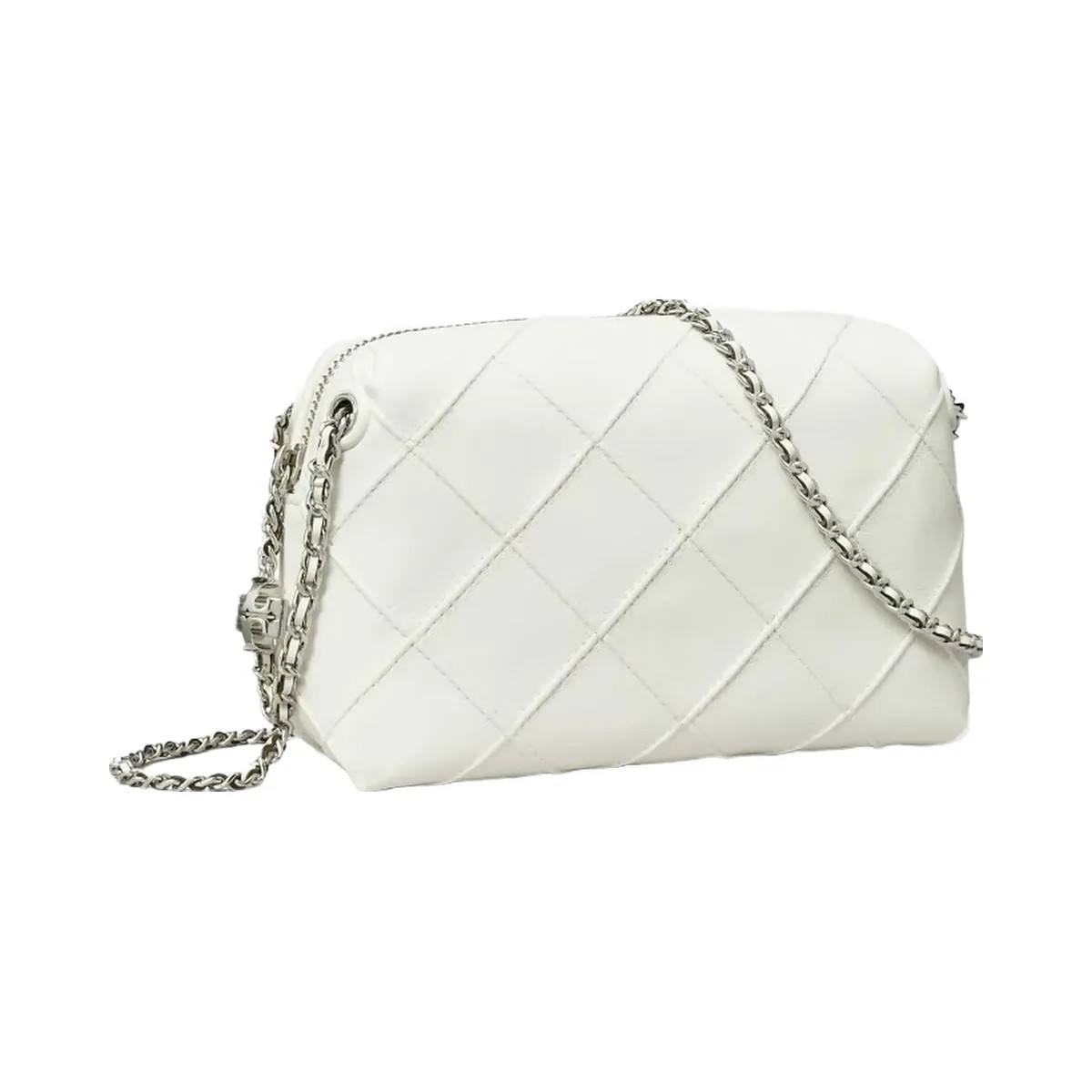 Tory Burch Fleming Soft Crossbody Bag Blanc - HypeFly India View 1