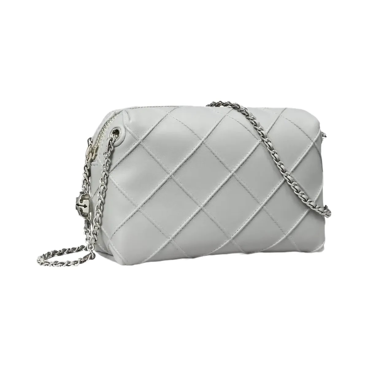 Tory Burch Fleming Soft Crossbody Bag Gray - HypeFly India View 1