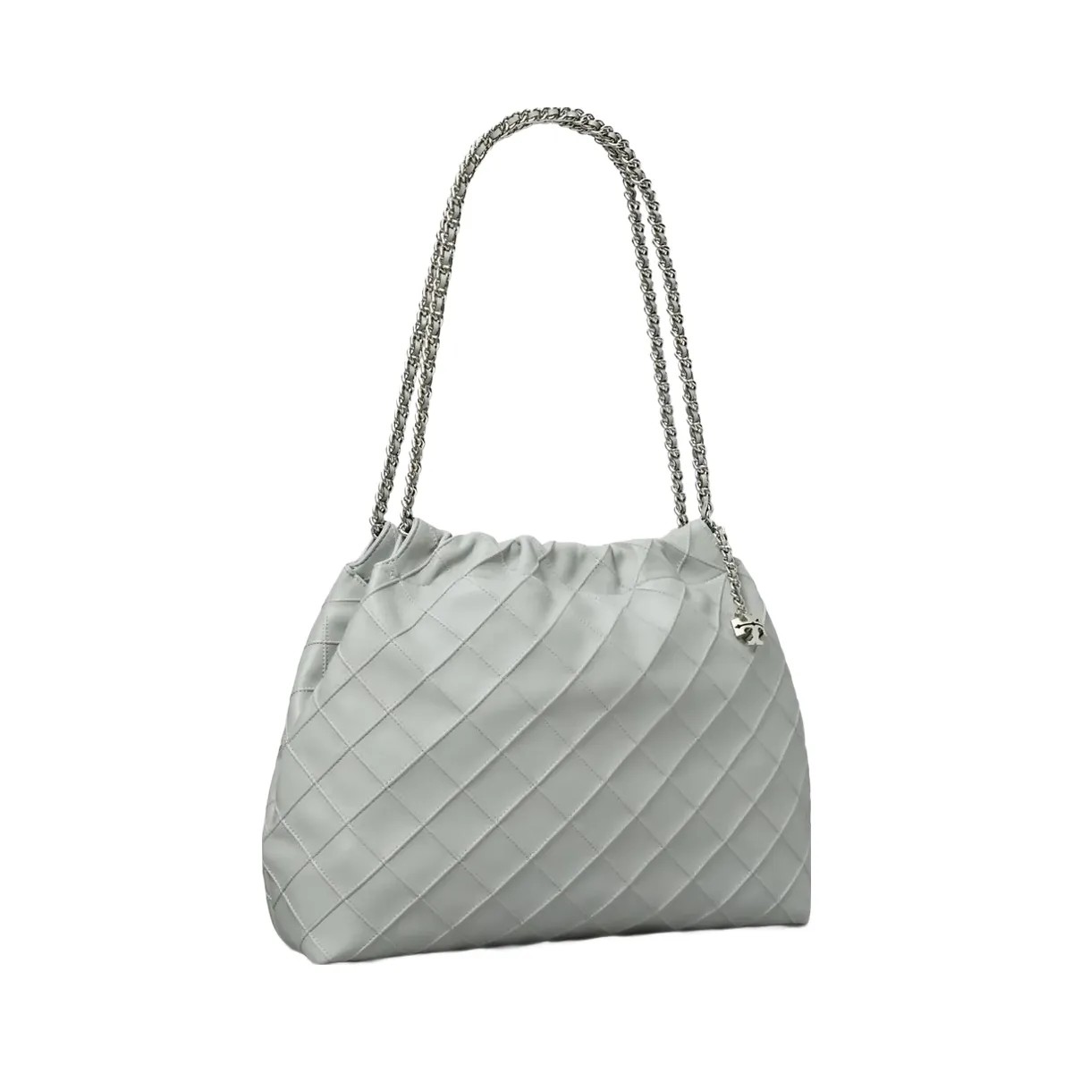 Tory Burch Fleming Soft Hobo Bag Gray - HypeFly India View 3