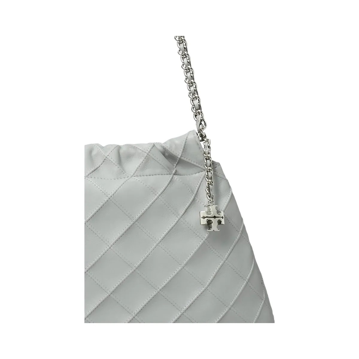 Tory Burch Fleming Soft Hobo Bag Gray - HypeFly India View 4