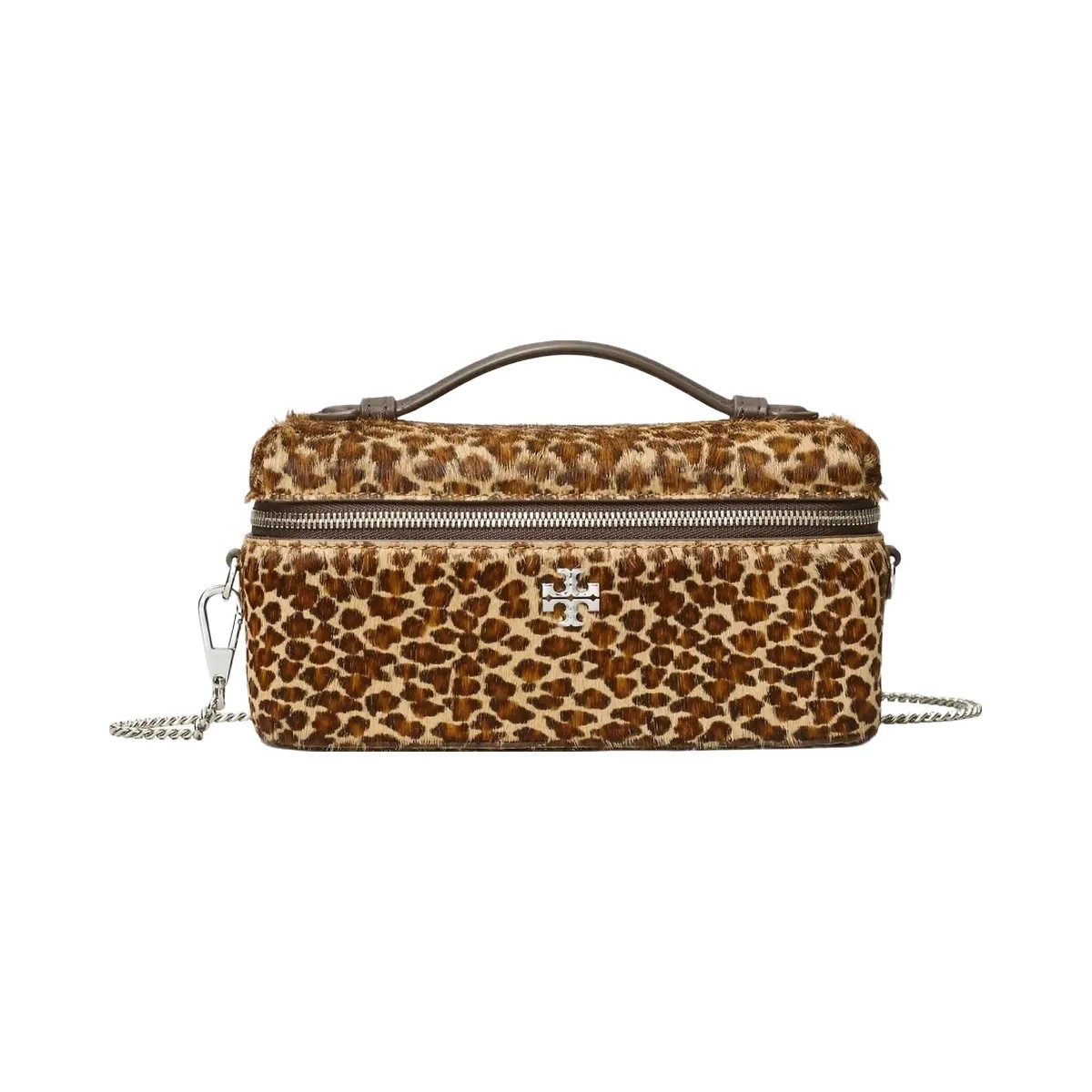 Tory Burch Kira Calf Hair Vanity Case Multi - HypeFly India View 1