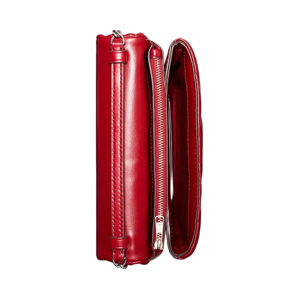 Tory Burch Kira Diamond Quilt Crossbody Red - HypeFly India View 5