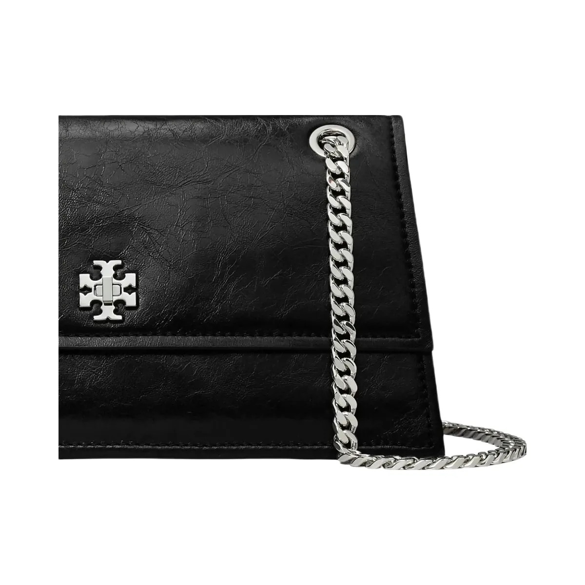 Tory Burch Kira Turnlock Shoulder Bag Black - HypeFly India View 4