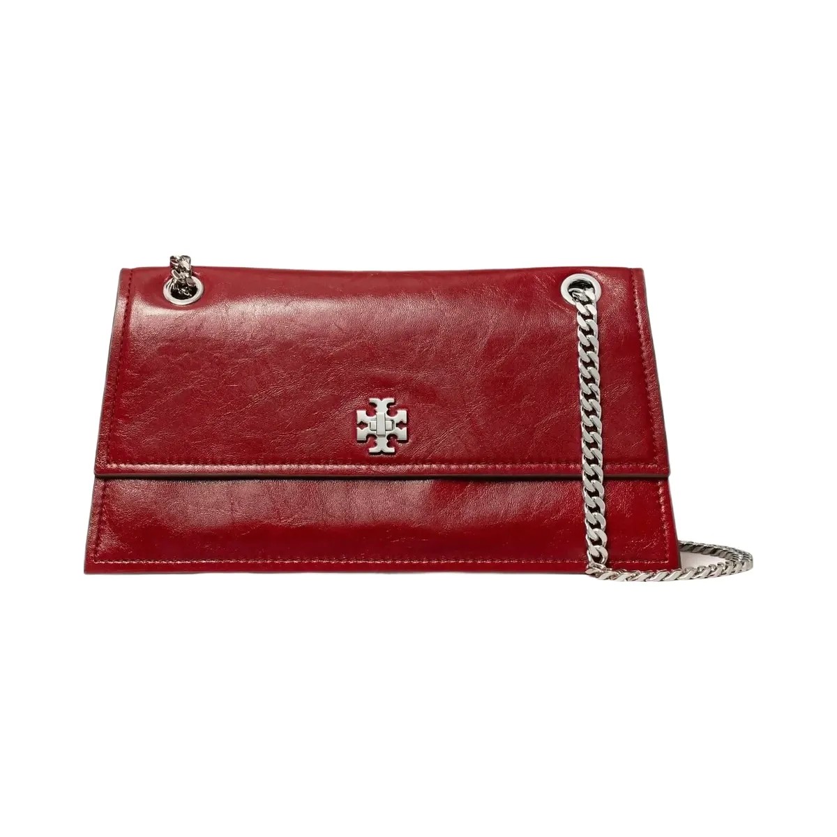 Tory Burch Kira Turnlock Shoulder Bag Red - HypeFly India View 1