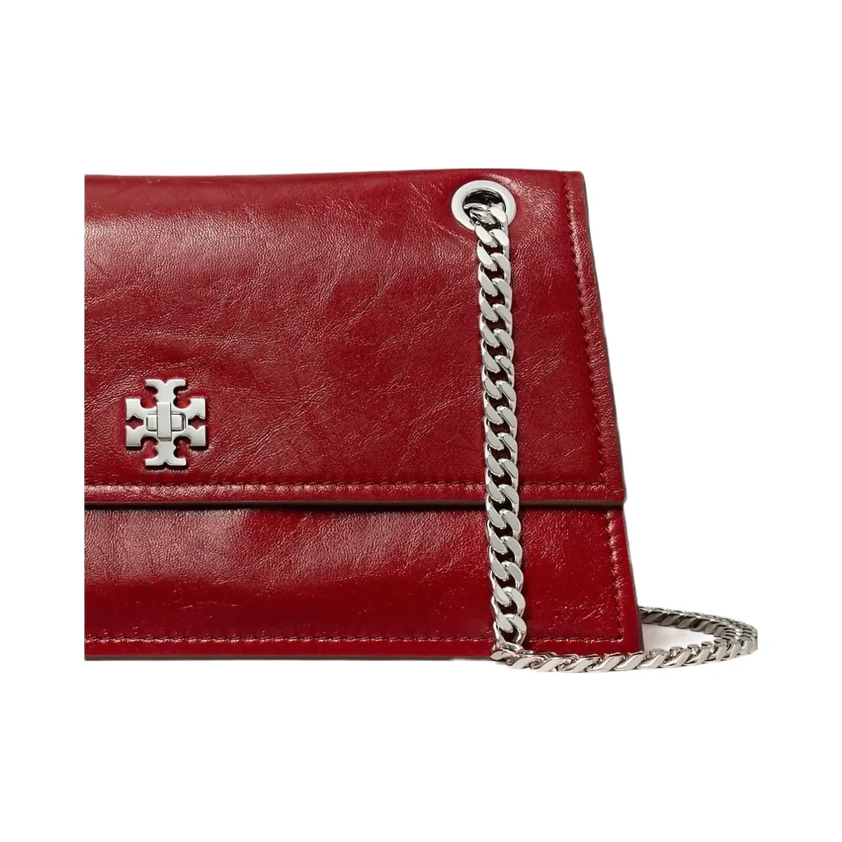 Tory Burch Kira Turnlock Shoulder Bag Red - HypeFly India View 4