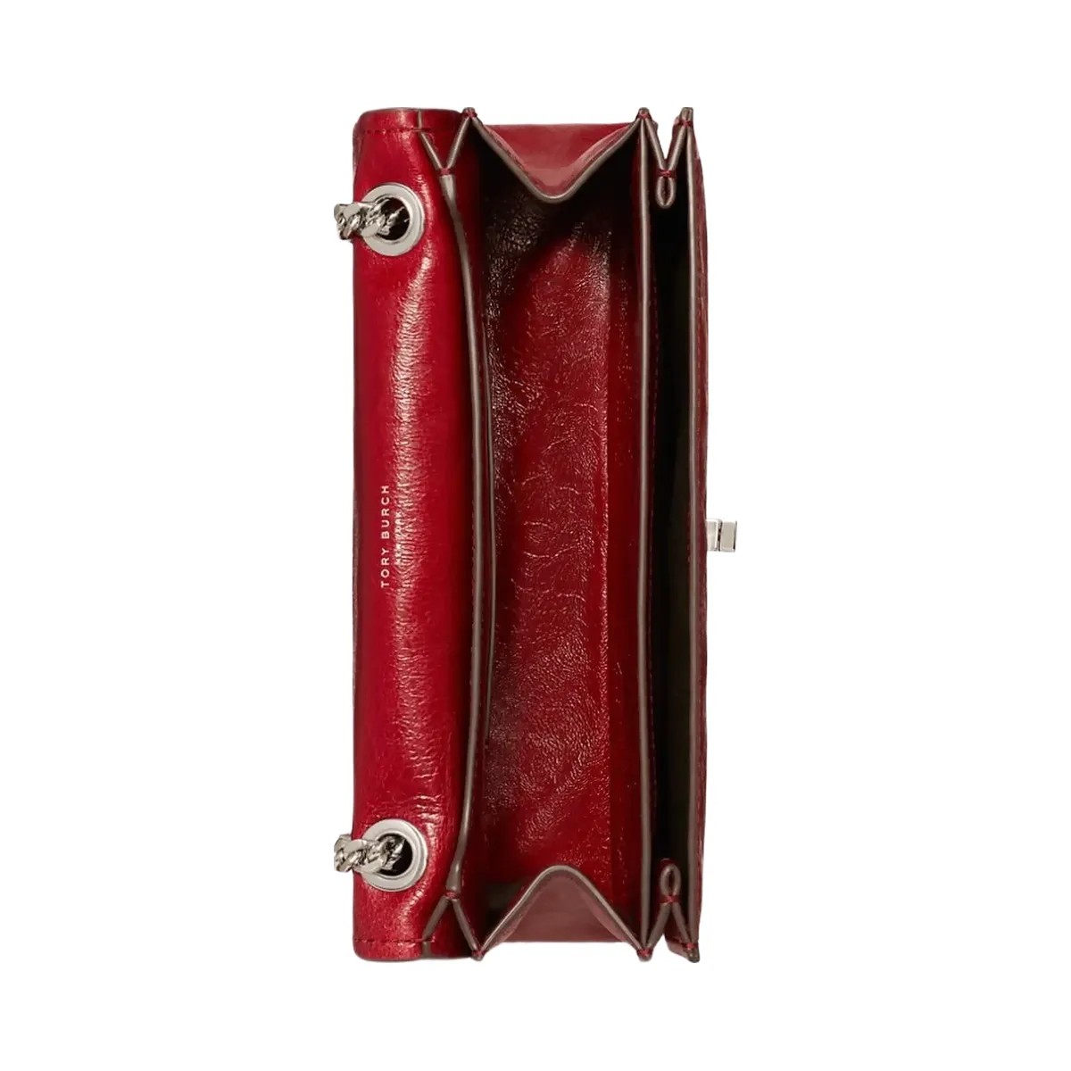 Tory Burch Kira Turnlock Shoulder Bag Red - HypeFly India View 5