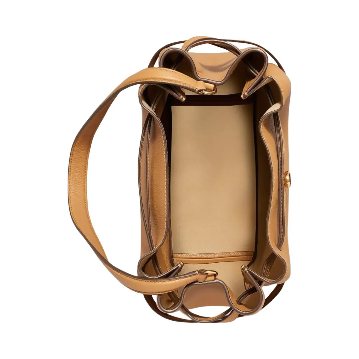Tory Burch Large Romy Bucket Bag Tiramisu - HypeFly India View 6