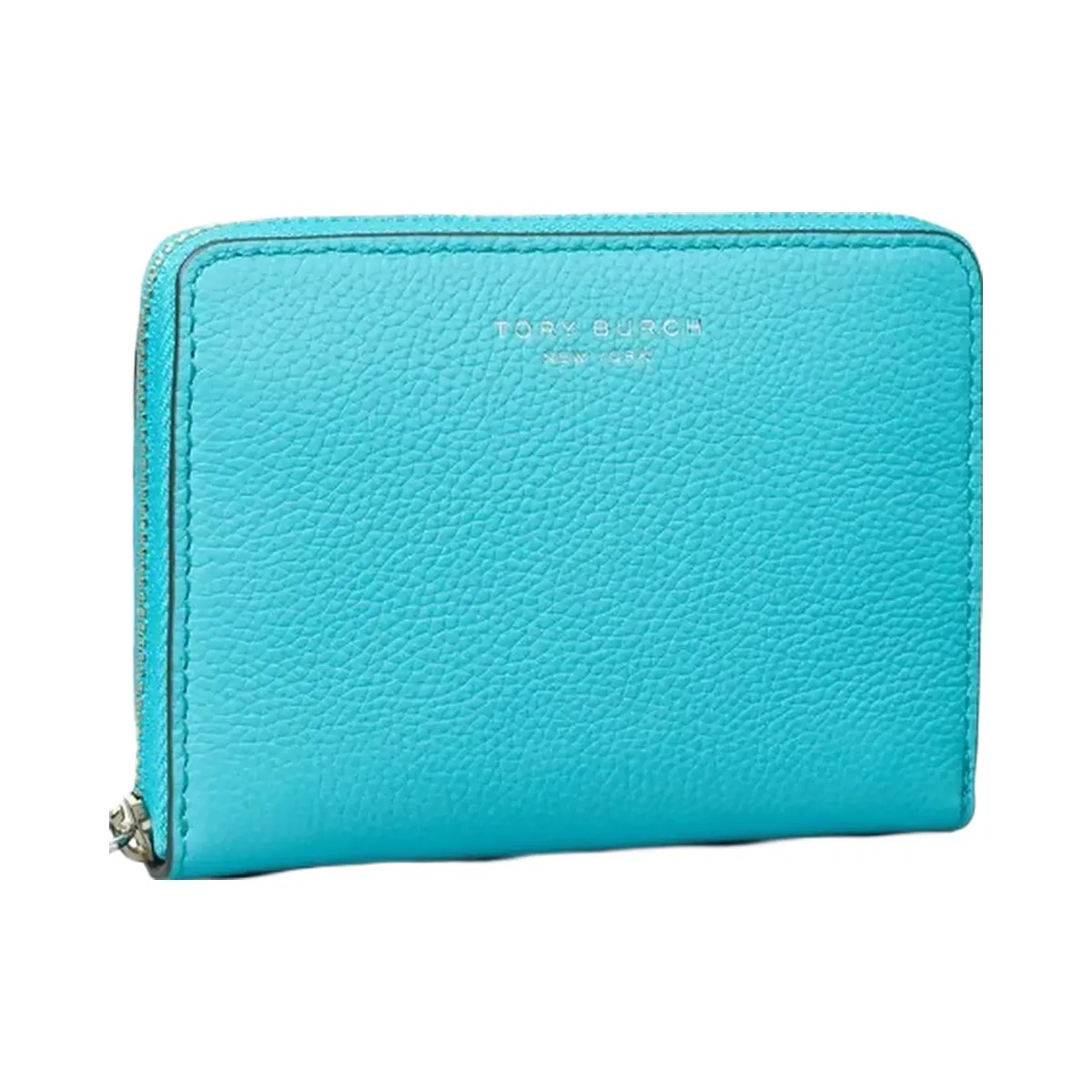 Tory Burch Medium Romy Wallet Soft Turquoise - HypeFly India View 3