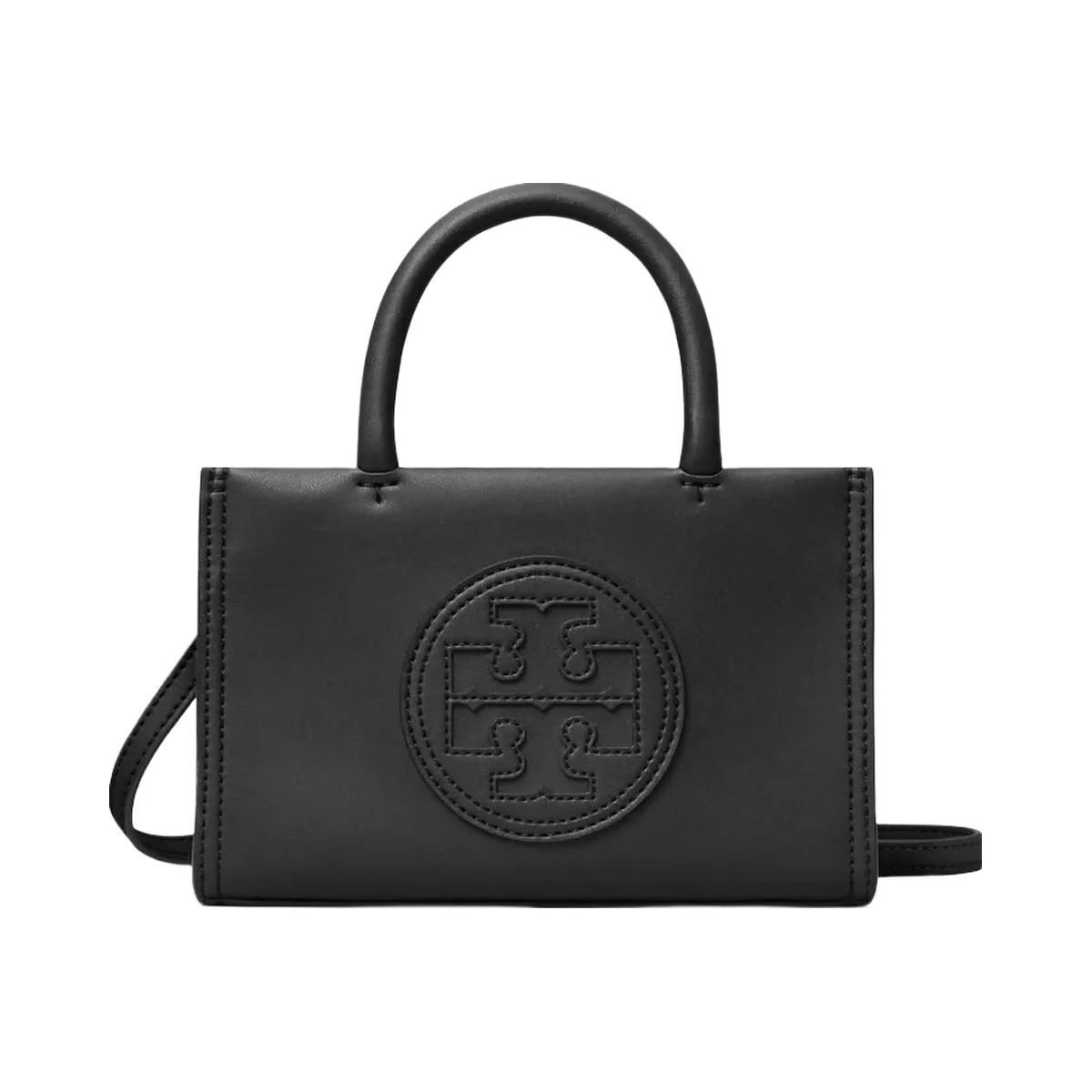 Tory Burch Mini Ella Bio Tote Black - HypeFly India View 1