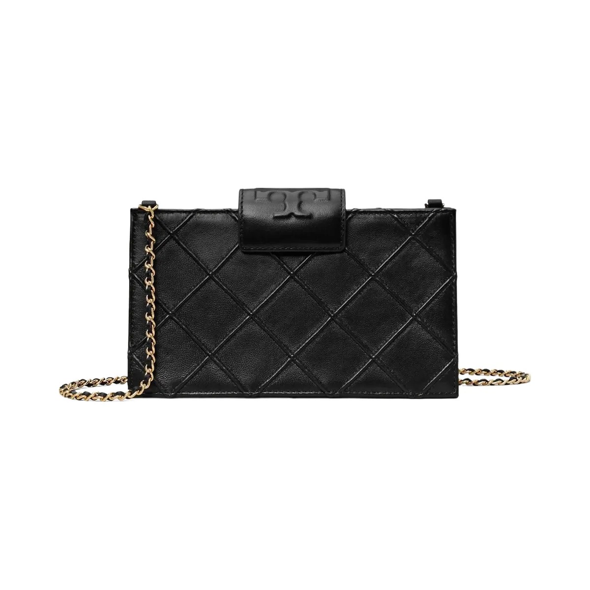 Tory Burch Mini Fleming Crossbody Black - HypeFly India View 1