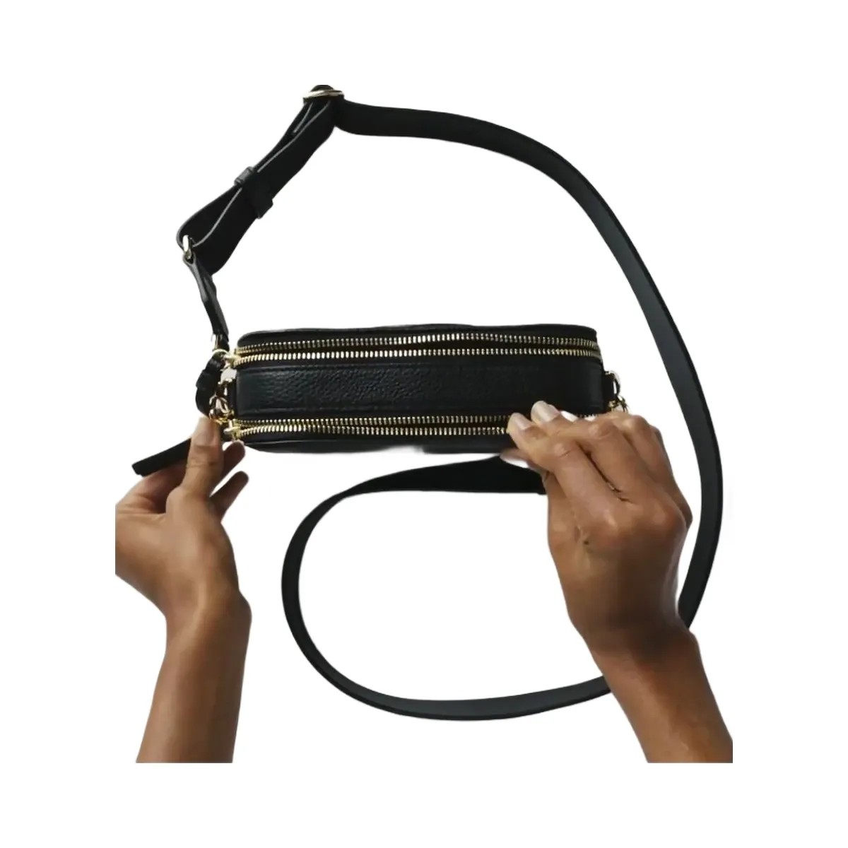 Tory Burch Mini Miller Crossbody Bag Black - HypeFly India View 4