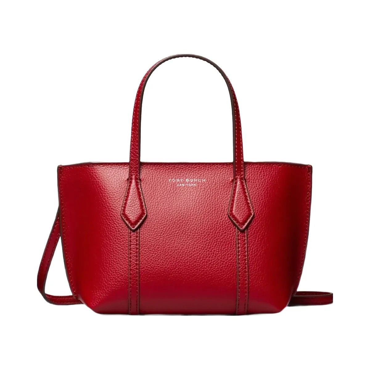Tory Burch Mini Perry Tote Bartlett Red - HypeFly India View 1