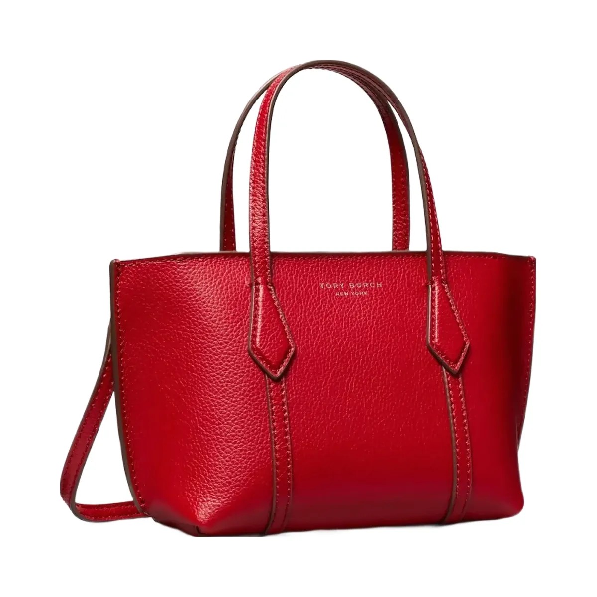Tory Burch Mini Perry Tote Bartlett Red - HypeFly India View 3