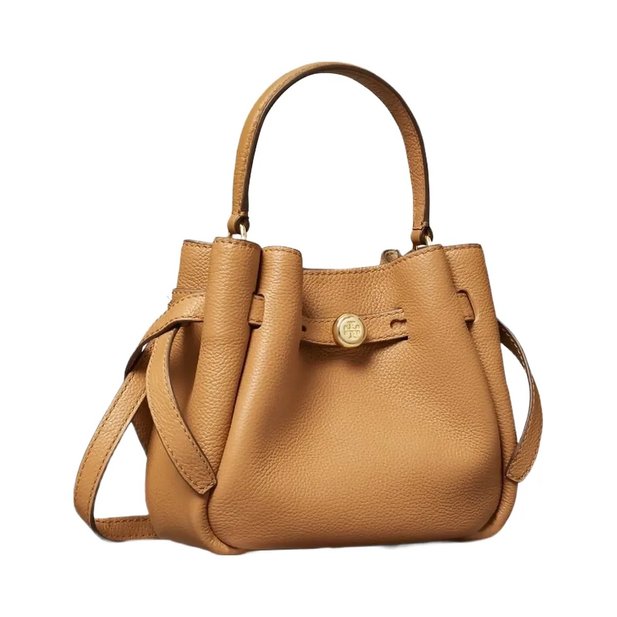 Tory Burch Mini Romy Bucket Bag Tiramisu - HypeFly India View 1