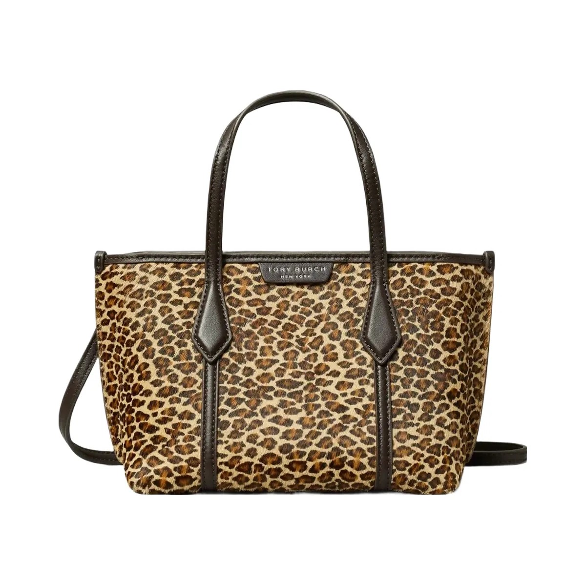 Tory Burch Perry Leopard Mini Tote Multi - HypeFly India View 1