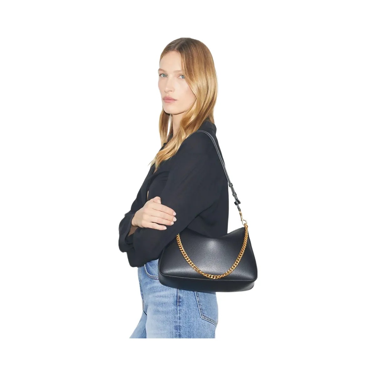 Tory Burch Perry Shoulder Bag Black - HypeFly India View 2