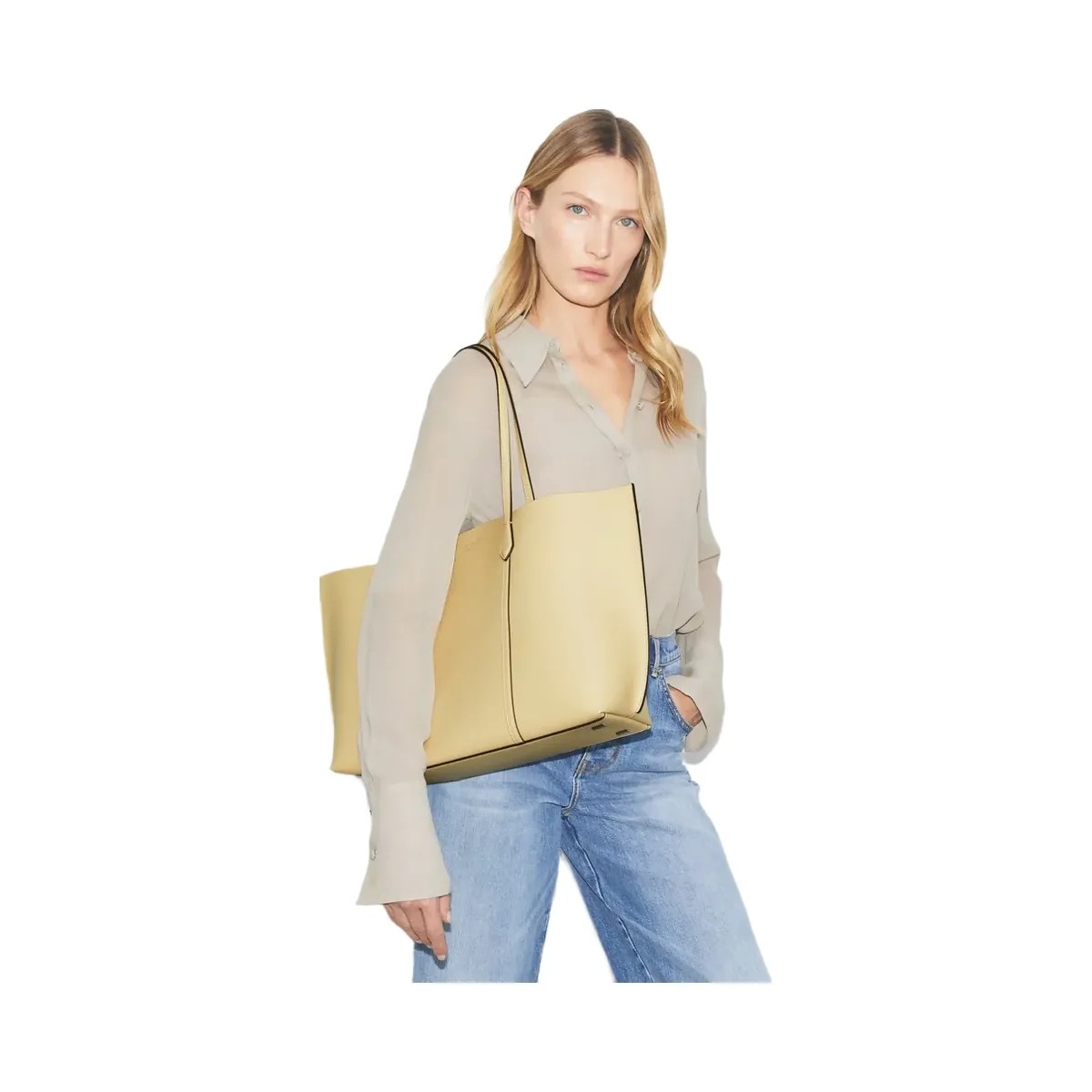 Tory Burch Perry Tote Praline - HypeFly India View 2
