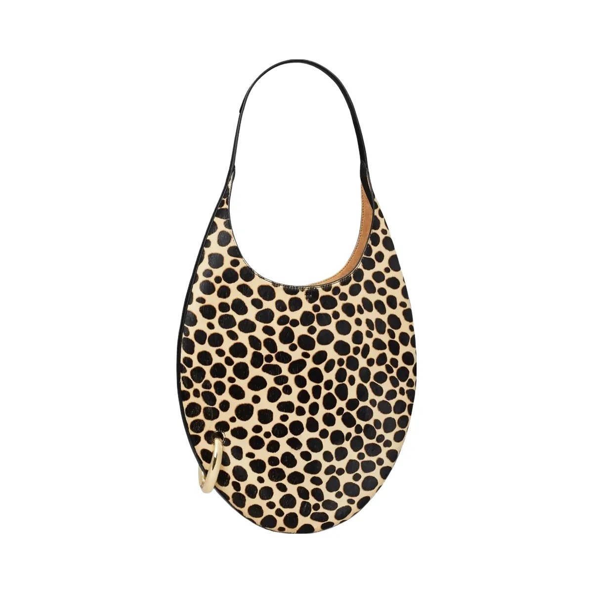 Tory Burch Pierced Calf Hair Handbag Multi - HypeFly India View 3