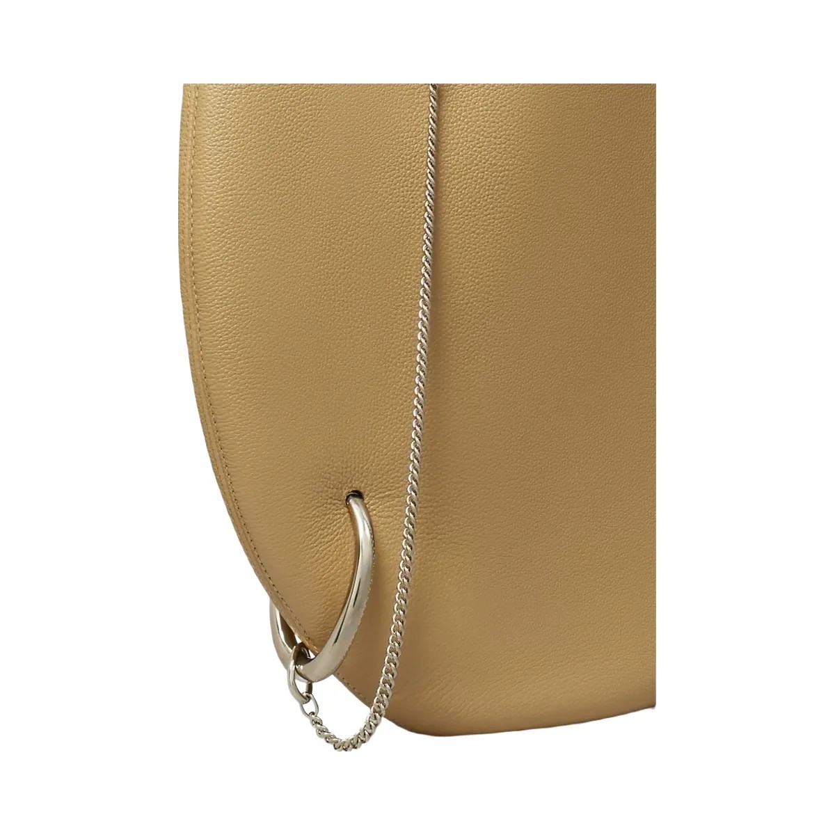 Tory Burch Pierced Soft Bag Light Sand - HypeFly India View 4