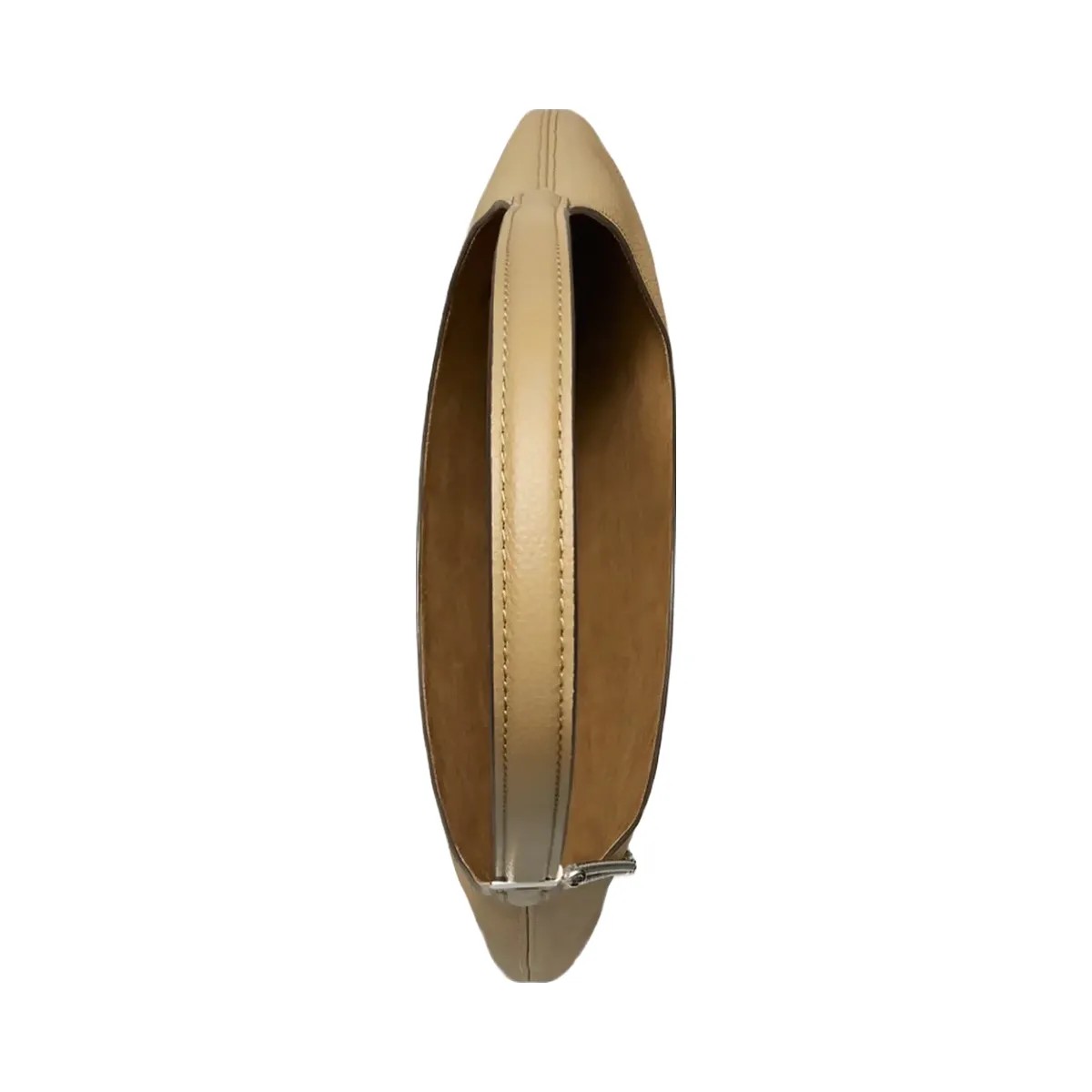 Tory Burch Pierced Soft Bag Light Sand - HypeFly India View 5